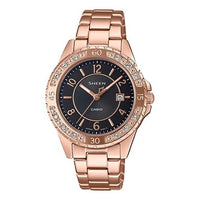 CASIO SHEEN Sapphire Crystal Rose Gold Analog SHE-4532PG-1A