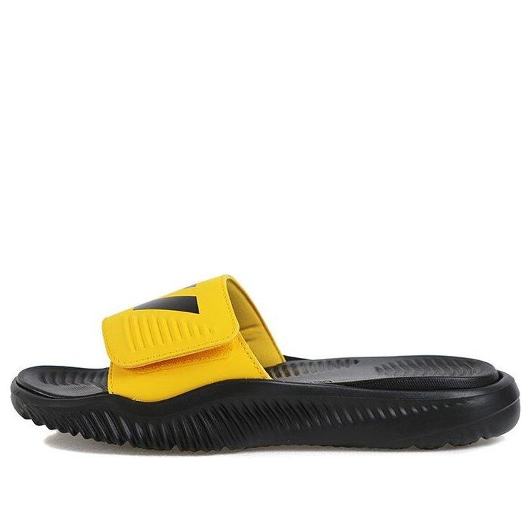 adidas Alphabounce Slide 'Black Yellow' FX1327