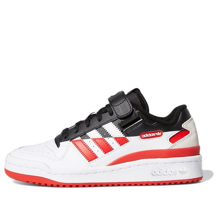 (GS) adidas Forum Low 'White Black Red' FY7971