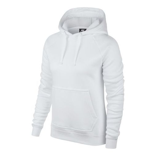 (WMNS) Nike SPORTSWEAR Fleece Pullover 'White' BV7480-100