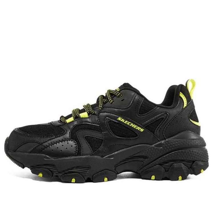 Skechers DLites Sneakers 'Black Yellow' 894166-BKLM