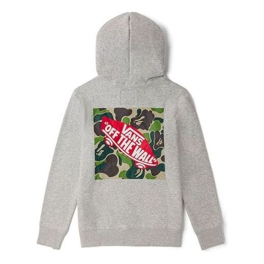 Vans x BAPE Camo Pullover Hoodie 'Grey' VN0A7XKN448