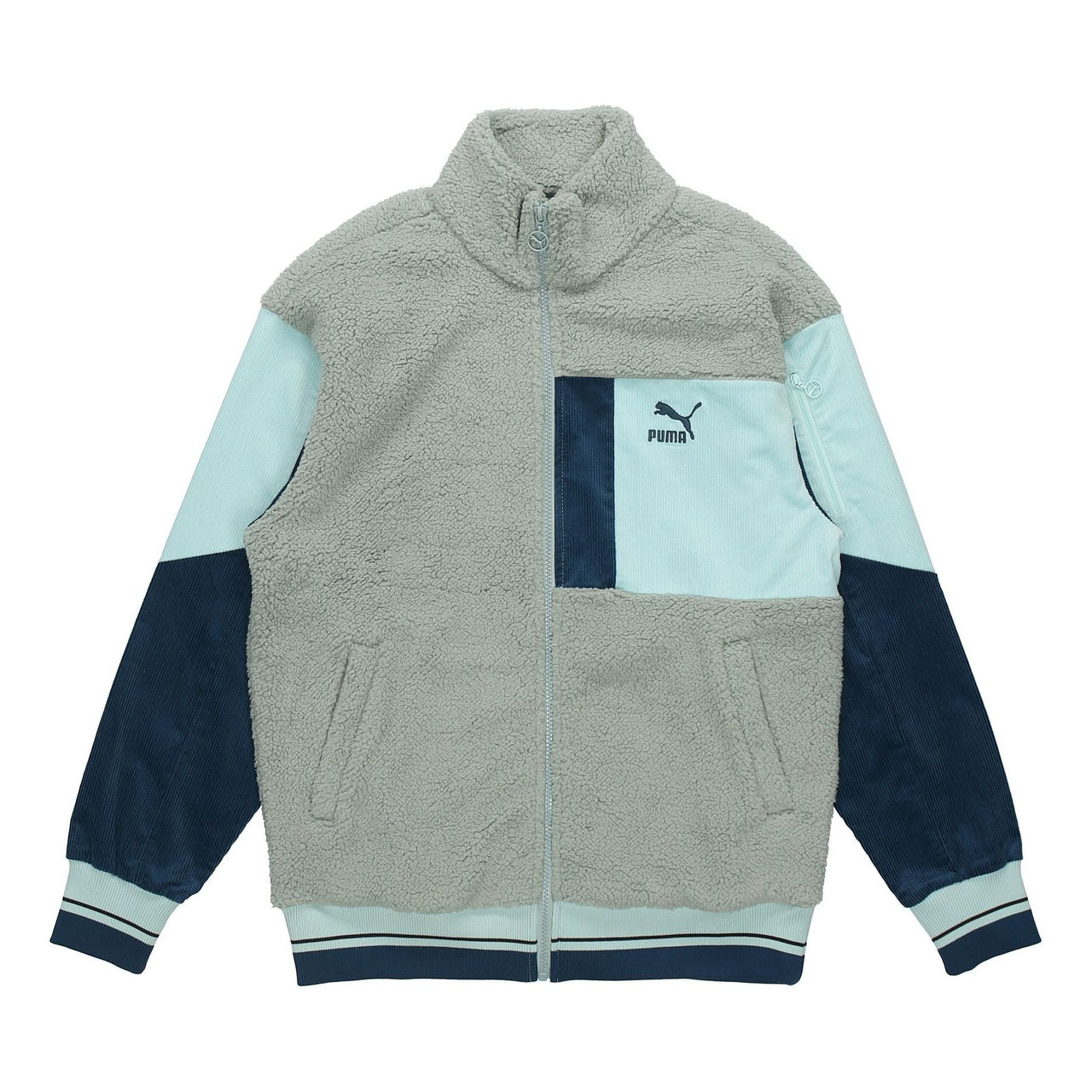 PUMA Retro Sherpa Jacket 'Green' 534678-79