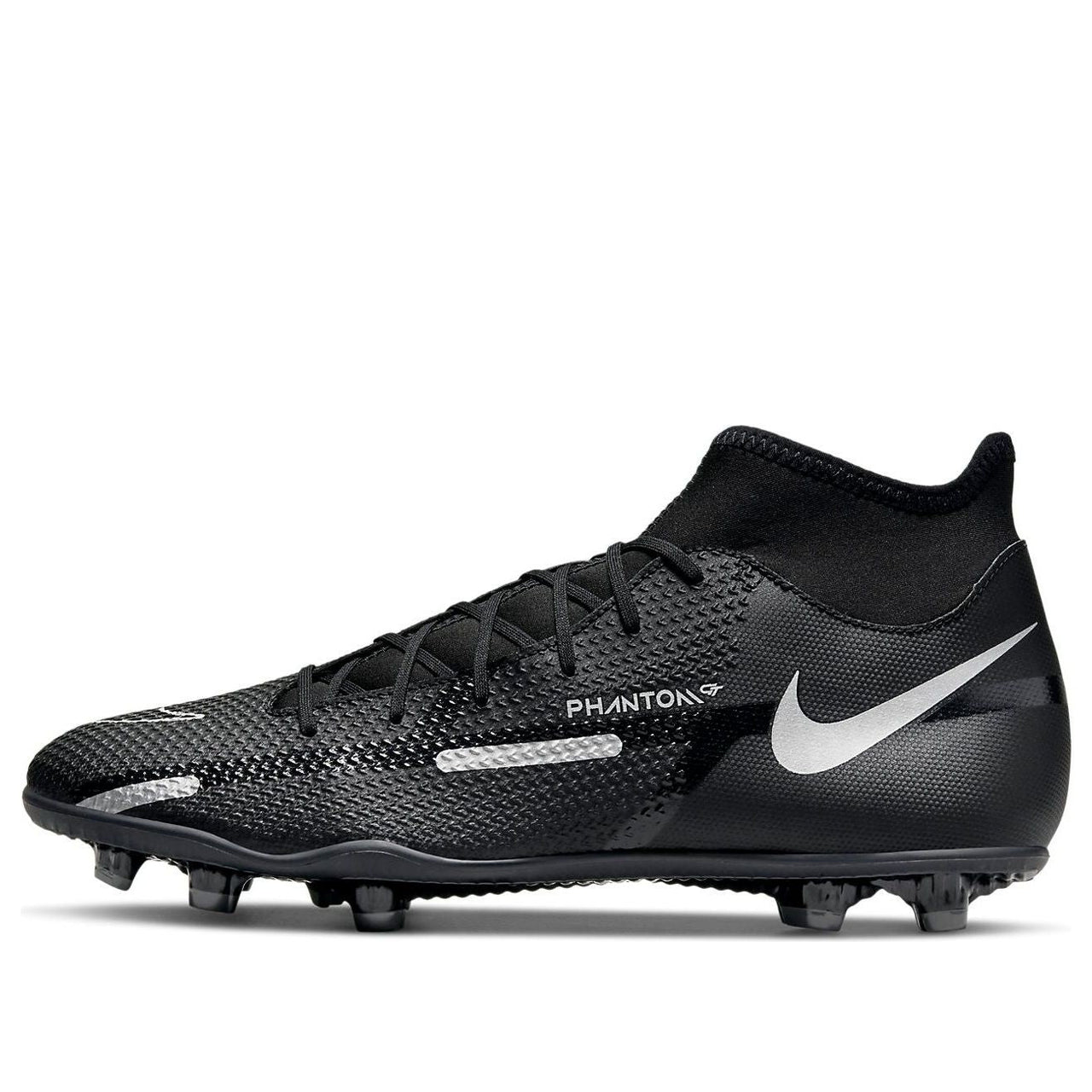 Nike Phantom GT2 Club DF MG 'Black Metallic Silver' DC0819-007