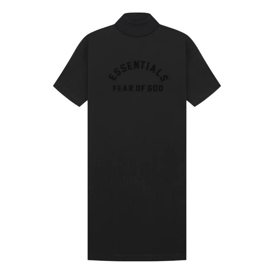 (WMNS) Fear of God Essentials SS23 3/4 Sleeve Dress 'Black' 125SP235040FW