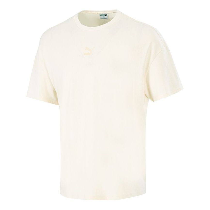 PUMA Sport Running TrainingWork OutFast DringBreathable Fabric Round NeckShort Sleeve Beige 533100-99