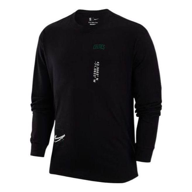 Nike Graphic printed Boston logo T-shirt 'Black' DR6336-010