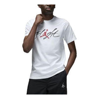 Air Jordan Graphic T-Shirt 'White Red' FB7465-100