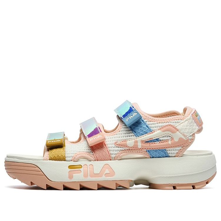 (WMNS) FILA FUSION Disruptor Sandals 'White Pink' T12W227409FVB