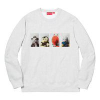 سويت شيرت مايك كيلي آه يوث! بياقة دائرية رمادية من Supreme FW18-347