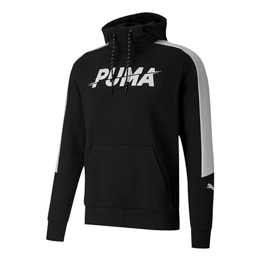 PUMA Modern Logo Printing Contrasting Colors Sports Black 585191-01