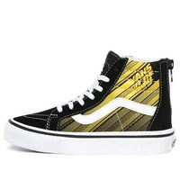 حذاء فانز SK8-HI للأطفال أسود/أصفر VN0A4BUX0MM