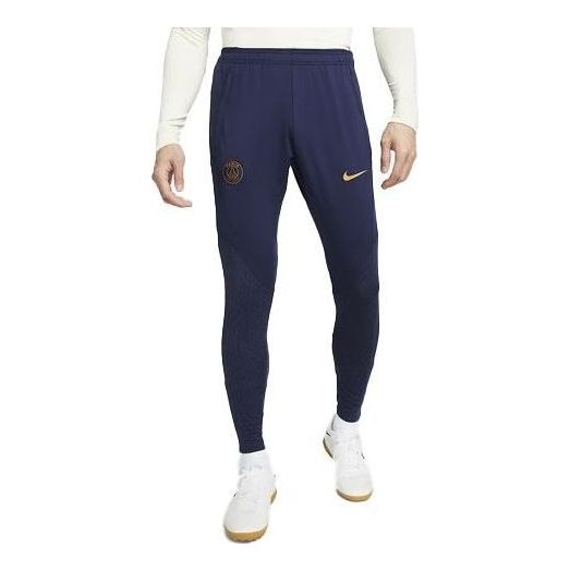 Nike Dri-FIT Knit Paris Saint-Germain Strike Soccer Pants 'Blue' DX3448-498