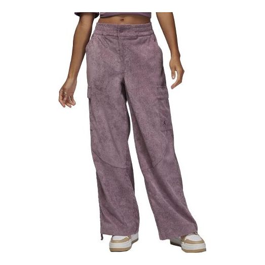 (WMNS) Air Jordan Corduroy Chicago Pants 'Purple Pink' FD8209-508