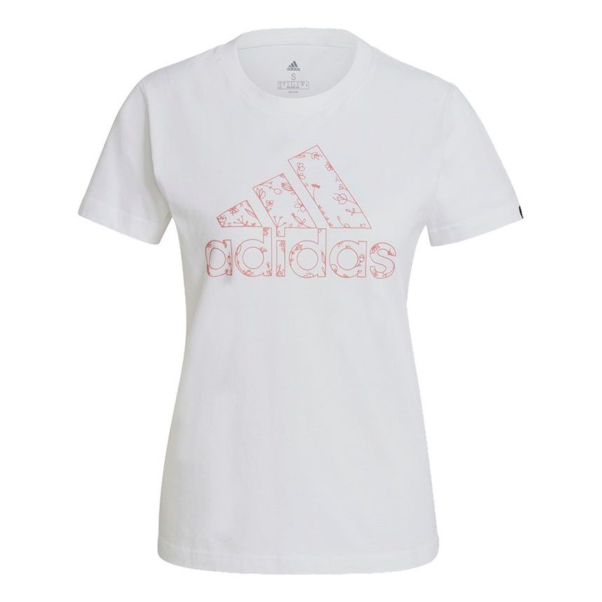 (WMNS) adidas Outlfloral Gt Printing Round-neck White GL1031