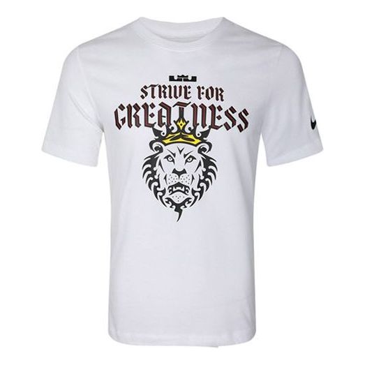 Nike Dri-FIT Lebron Strive For Greatness DRI-FIT TEE Men White CD1321-100