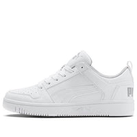 (GS) PUMA Rebound Layup Lo Low Top White 370490-03
