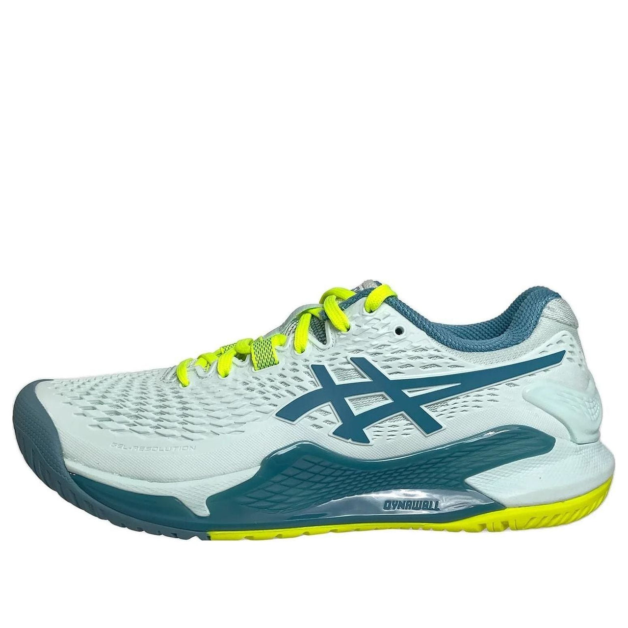 (WMNS) ASICS Gel Resolution 9 Wide 'Soothing Sea Gris Blue' 1042A226-400