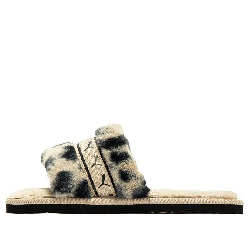(WMNS) PUMA Fluff Remix Animal BX 'Cream Black' 390970-01