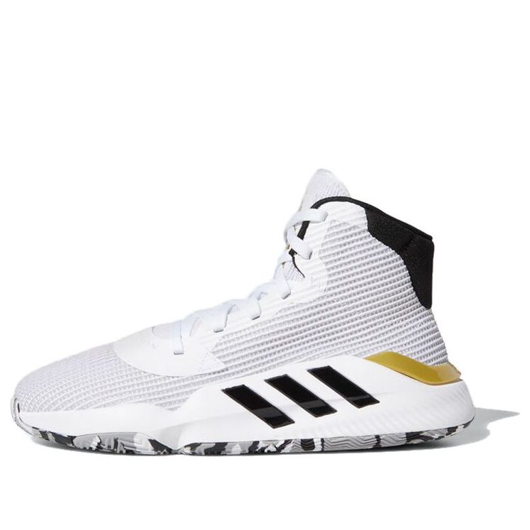 adidas Pro Bounce 2019 'White Gold Metallic' EE3896
