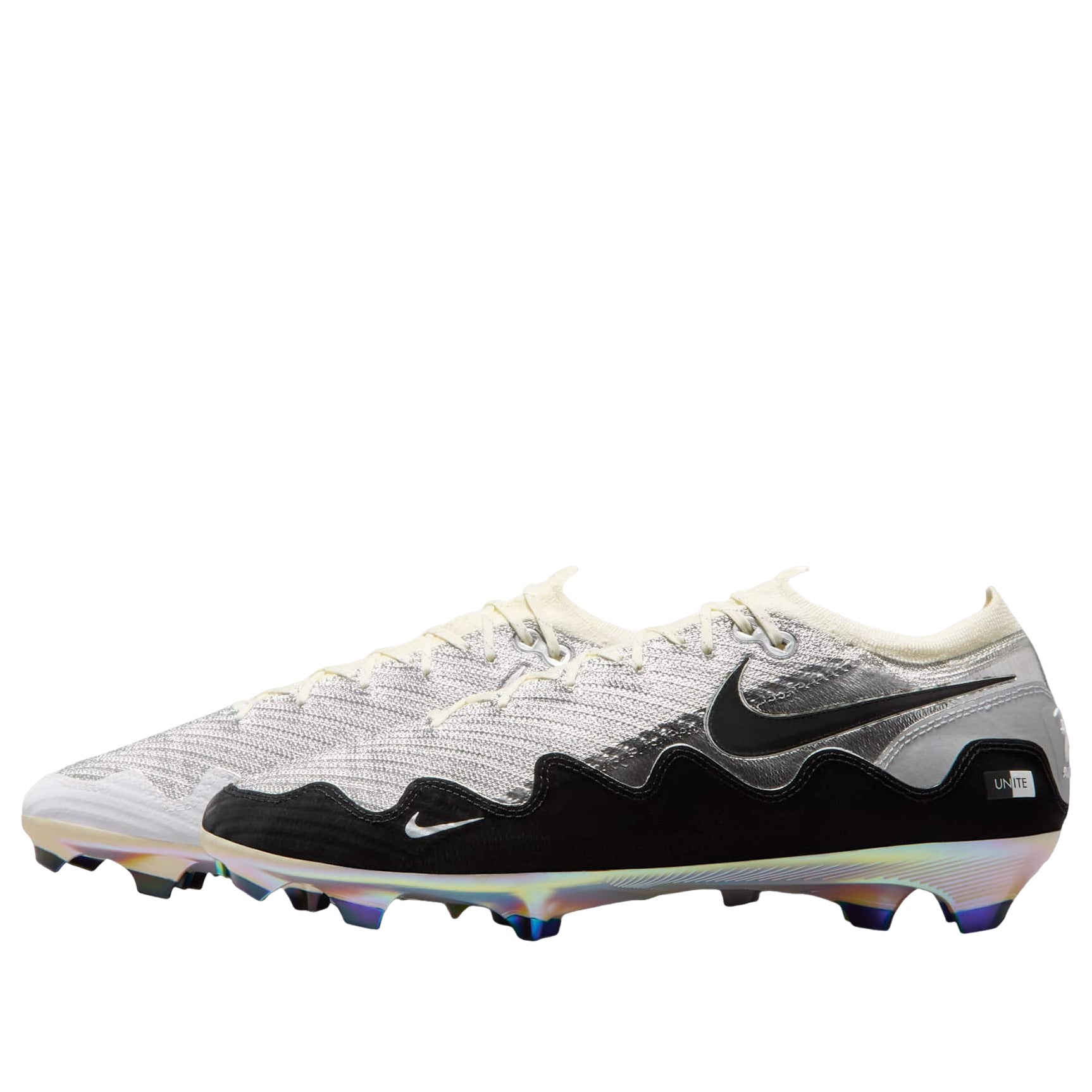 Nike x Patta Mercurial Zoom Vapor 16 Elite FG SE 'Metallic Silver Coconut Milk' IQ3365-001