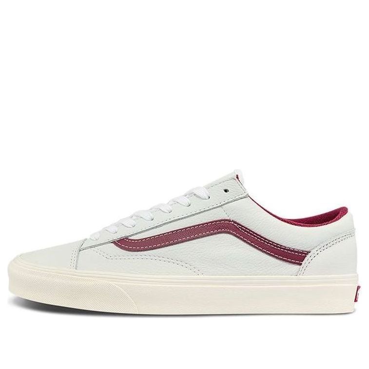Vans Unisex Style 36 Low-Top Sneakers White/Red VN0A54F676N