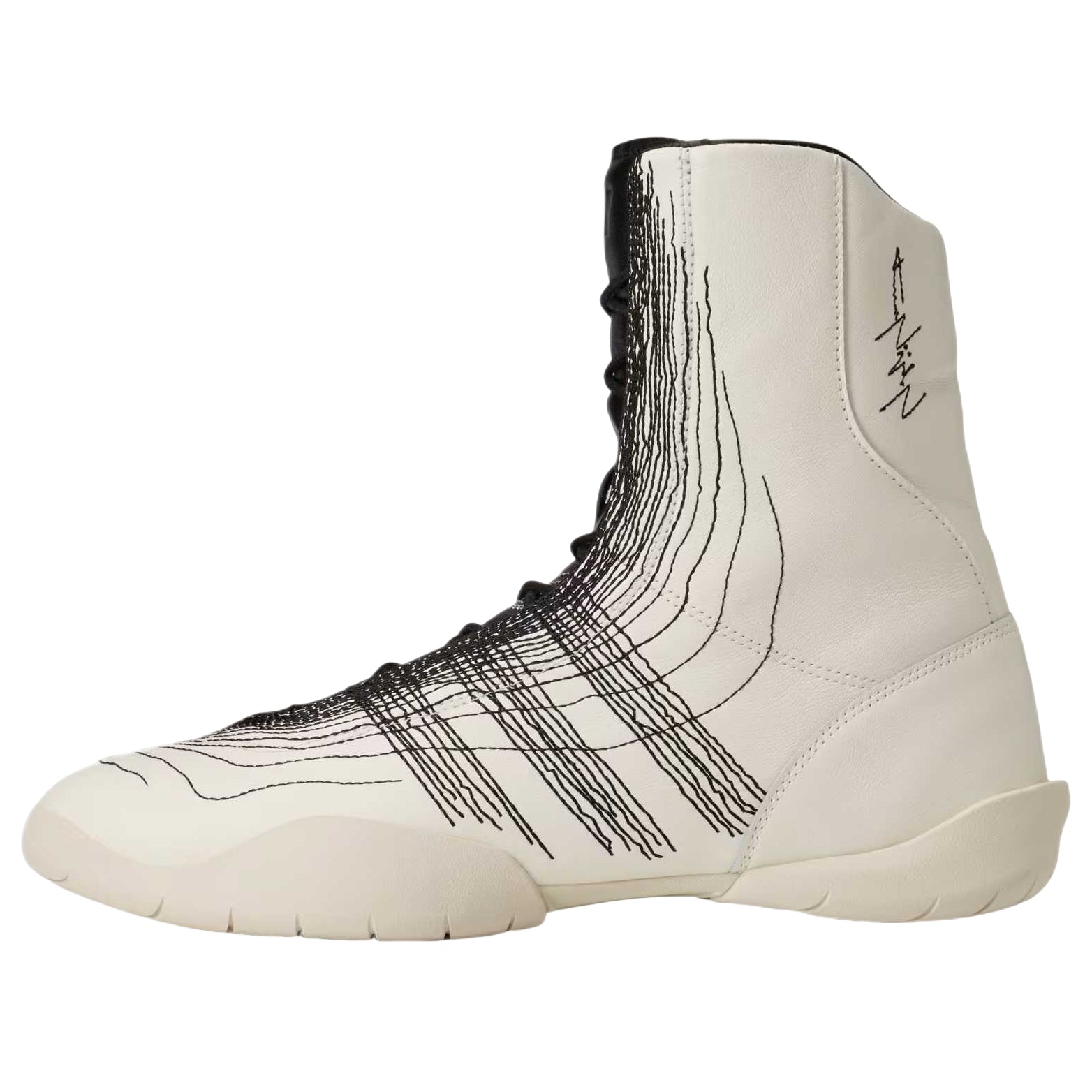 adidas Y-3 Regu Hi 'Off White Black Aluminum' KI7816