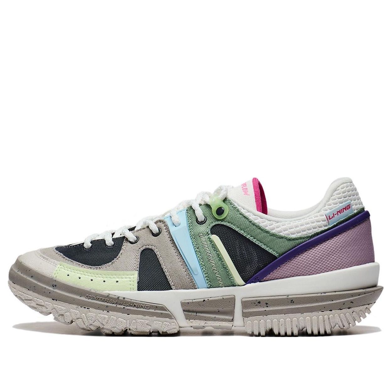 Li-Ning CF Linchuan Lite 'Grey Green Mauve' AGLS259-4