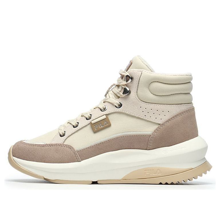 (WMNS) FILA Casual Boots 'Cream White Pink' F12W144405FAL