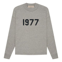 Fear of God Essentials SS22 Long Sleeve T-Shirt 1977 'Dark Oatmeal' FOG-SS22-926