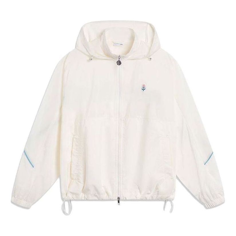 (WMNS) Li-Ning Athletics Sportswear Jacket 'White' AFDT434-6