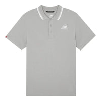 New Balance Short Sleeve Polo Shirt 'Grey' AMT01983-TAG