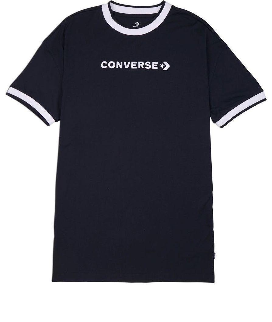 (WMNS) Converse Wordmark T-Shirt Dress 'Black' 10024783-A01