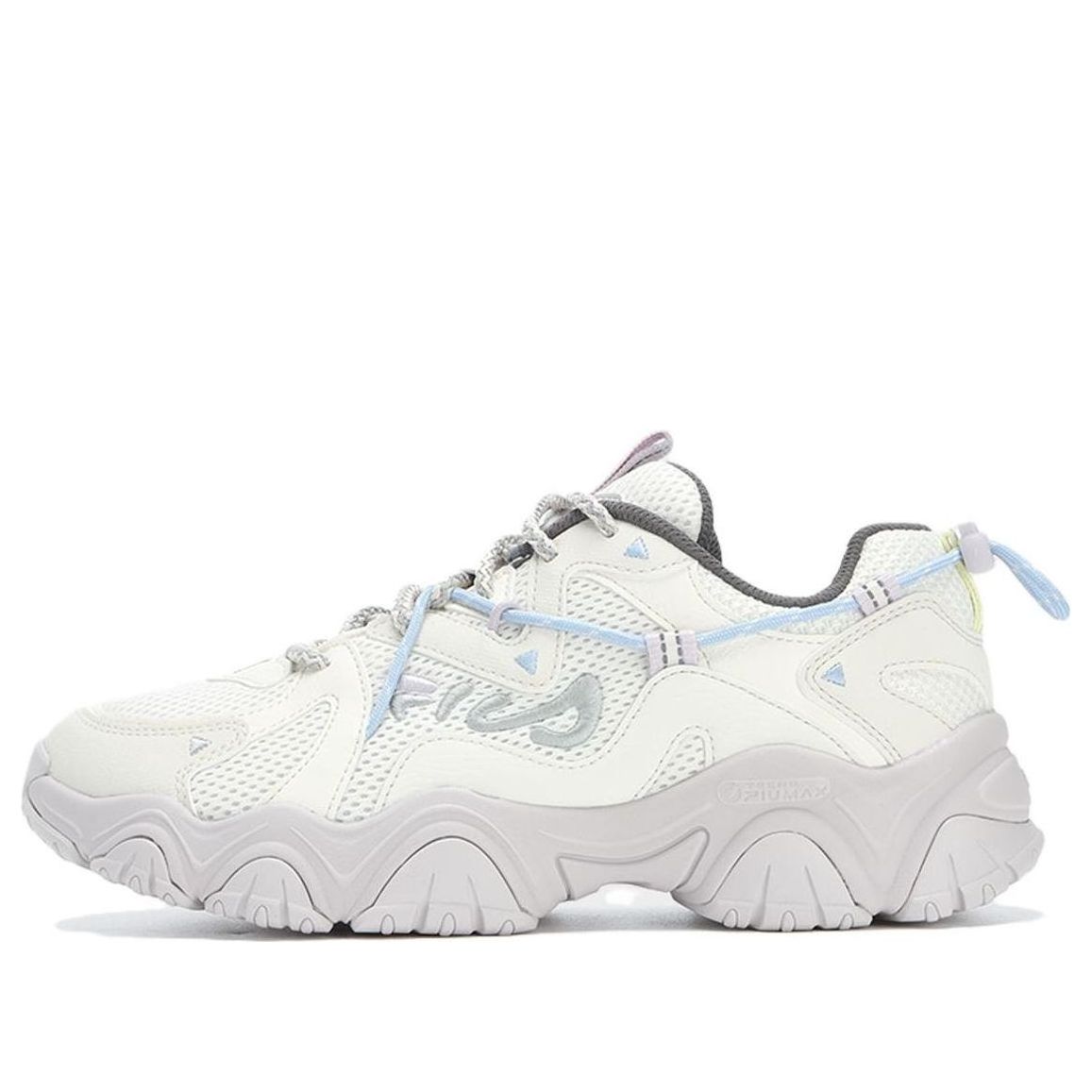 (WMNS) FILA Fluid 4 Sneakers 'White Grey' F12W332113FGD