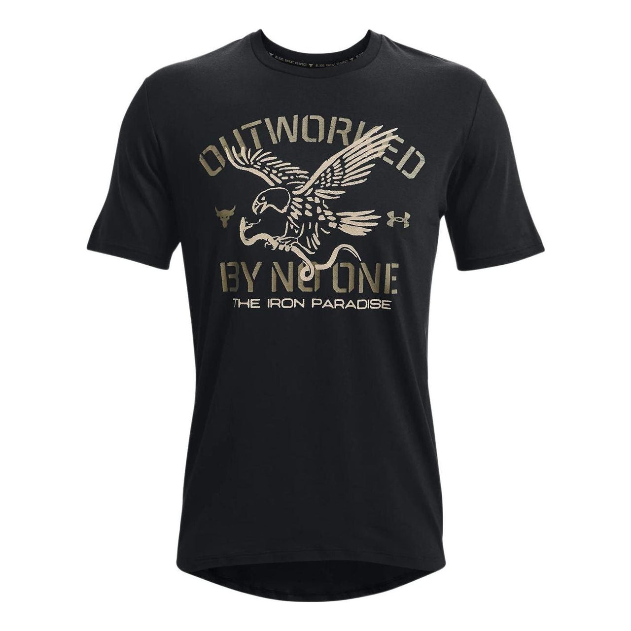 Under Armour Project Rock Outworked T-shirt 'Black' 1370490-001