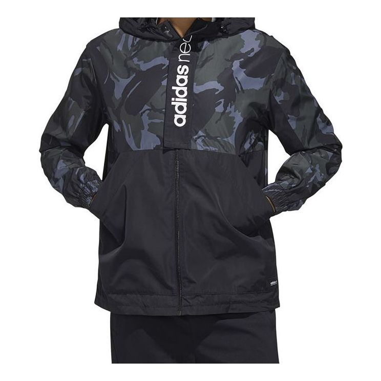 adidas neo M SS GR WB Sports Jacket Black FN6543
