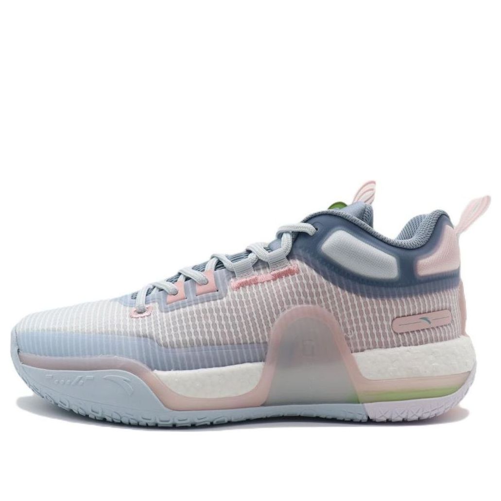 ANTA BaDao Mid Top Basketball Shoes 'Blue Pink' 112241112-2