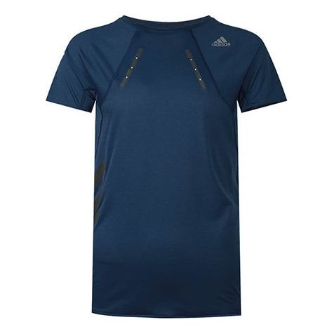 adidas Running Sports Short Sleeve Blue GC9921