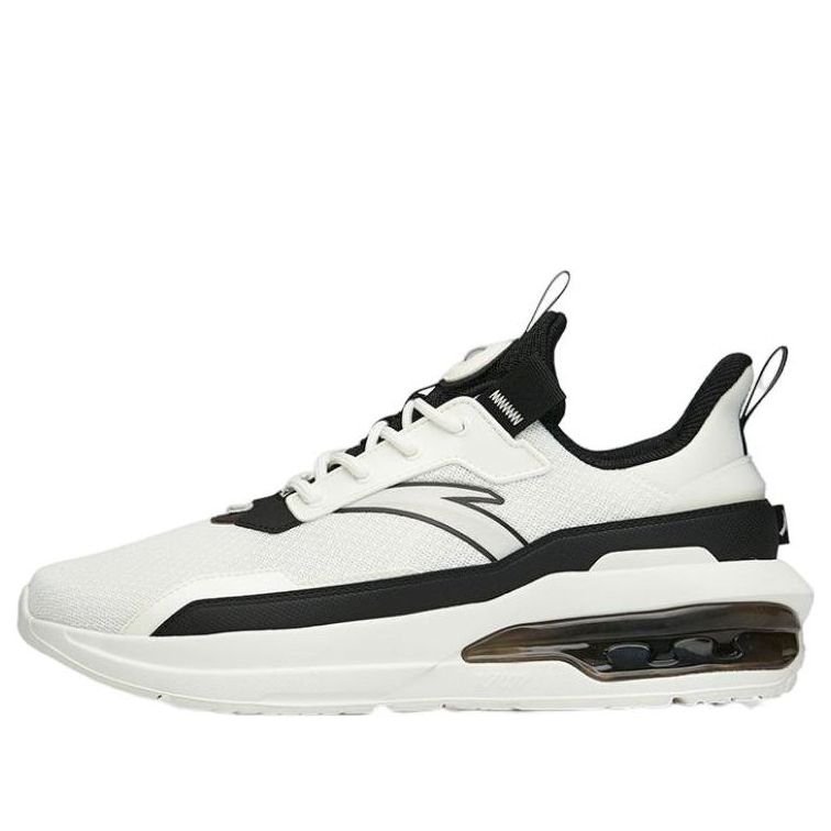 ANTA Life Series Sneakers Leather 'White Black Silver' 912228877-3
