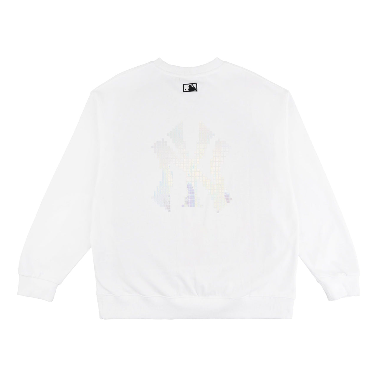 MLB New York Yankees Large Logo Round Neck Unisex White 31MTE1011-50W
