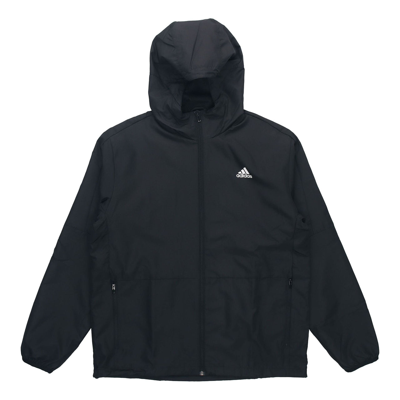 Men's adidas Mh Lite Wvjkt Athleisure Casual Sports Hooded Solid Color Woven Jacket Autumn Black HM2976