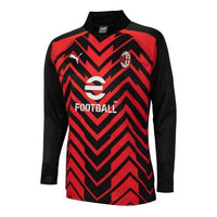 PUMA 23-24 AC Milan Pre-Match Knit Jersey 'Red Black White' 772232-01