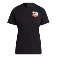 (WMNS) adidas x Marimekko Running T-Shirt 'Black White' HG6321