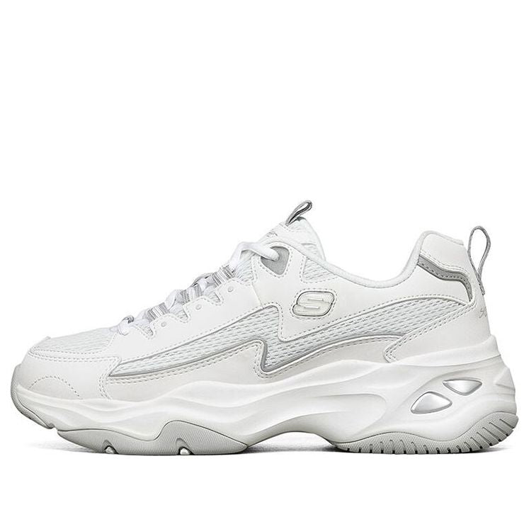 (WMNS) Skechers D'lites 4.0 low Sneaker GS White 149491-WHT