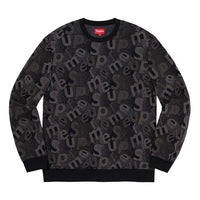 Supreme FW19 Week 14 Scatter Text Crewneck Logo SUP-FW19-10761