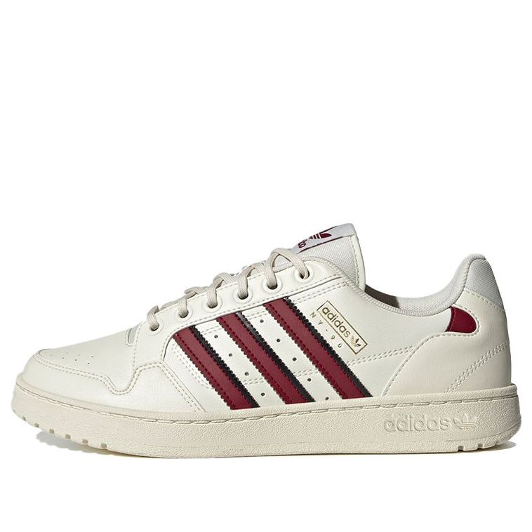 adidas originals NY 90 Shoes Beige/Red H04429