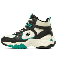 (WMNS) Skechers D'Lites 3.0 'Black Green White' 167266-BKNT
