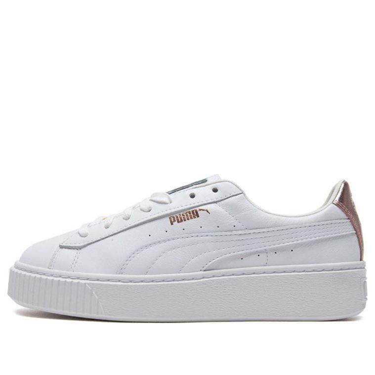 (WMNS) PUMA BASKET PLATFORM RGH Rose Gold 369631-02