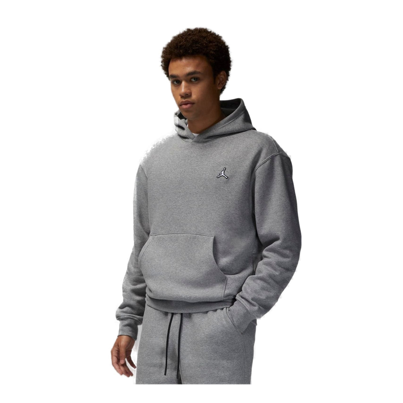 Air Jordan Logo Popover Hoodie 'Grey' DQ7466-091