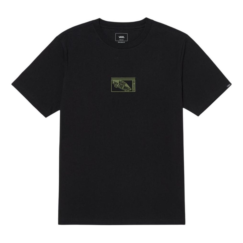 Vans Overstimulated Skates Graphic T-Shirt 'Black Green' VN000GQJBLK
